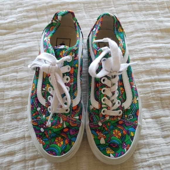 Vans | Old Skool Tapered Mushroom Floral Print Sneakers - Picture 4 of 9